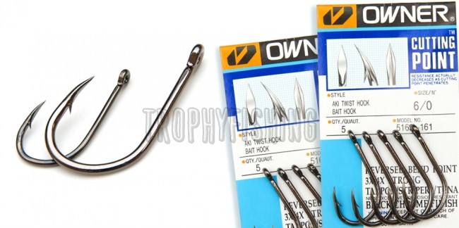 Крючок OWNER C'ultiva 5169 Aki Twist Крючок OWNER C'ultiva 5169 Aki Twist