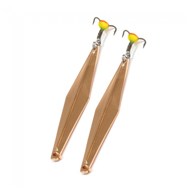 Блесна вертикальная Ecopro Joker, 55мм+Тройник Блесна вертикальная Ecopro Joker, 55мм+Тройник