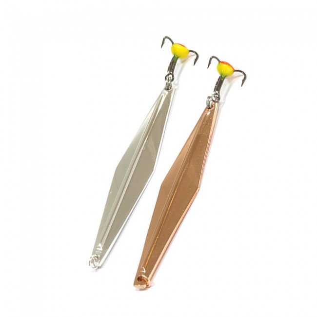 Блесна вертикальная Ecopro Joker, 55мм+Тройник Блесна вертикальная Ecopro Joker, 55мм+Тройник