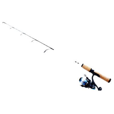 Зимняя удочка с катушкой Rapala и намотанной леской Fathom 71см. Medium