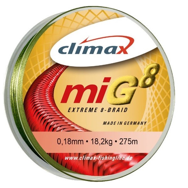 Шнур Climax Mig8 Braid 135m (Olive-Green) new2017