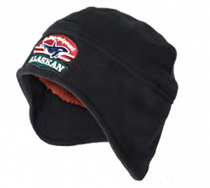 Шапка Alaskan флисовая с мехом черная Шапка Alaskan флисовая с мехом черная