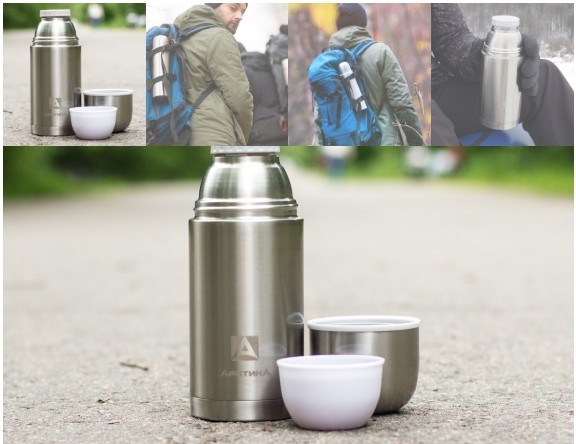 Термос Арктика с узким горлом, современный Термос Арктика с узким горлом, современный