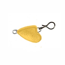 Мормышка Тула горизонтальная кр. "Hayabusa" №2 желт.