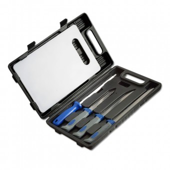 Набор походный Kosadaka (3 ножа, доска, точилка) Набор походный Kosadaka (3 ножа, доска, точилка)