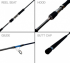 Удилище морское JS Company Bixod VJ2 S60XH 1,825 м Jig 230 г Drag Max 8 кг Тубус