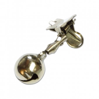 Бубенчик Kosadaka  одинарный, прищепка металл (5шт)