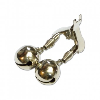 Бубенчик Kosadaka  двойной, прищепка металл (5шт)