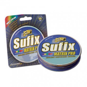 Леска плетеная SUFIX Matrix Pro x6 разноцвет. 100м Леска плетеная SUFIX Matrix Pro x6 разноцвет. 100м