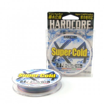 Плетеный Шнур  Duel PE Hardcore Super Cold X4 200m 5Color Плетеный Шнур  Duel PE Hardcore Super Cold X4 200m 5Color