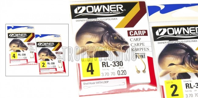 Крючок OWNER 50330 с поводком с петлей 70см RL-330 Крючок OWNER 50330 с поводком с петлей 70см RL-330