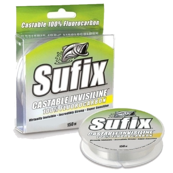 Леска SUFIX Castable 100% Fluorocarbon прозрачная 150м Леска SUFIX Castable 100% Fluorocarbon прозрачная 150м