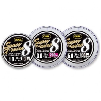 Плетеный Шнур Duel PE Super X-Wire 8 200m 5Color-Yellow Marking Плетеный Шнур Duel PE Super X-Wire 8 200m 5Color-Yellow Marking