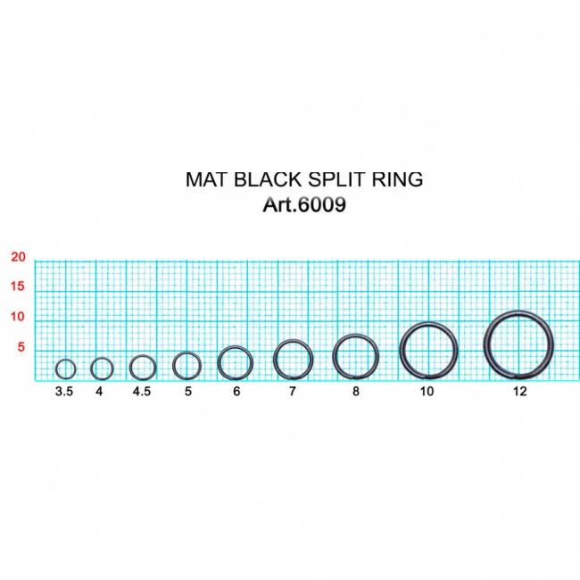 Кольцо заводное Fish Season тёмное матовое Кольцо заводное Fish Season тёмное матовое