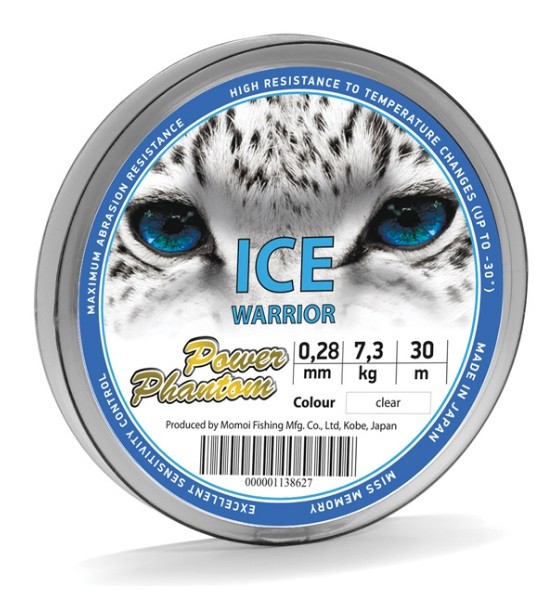 Леска Power Phantom Ice Warrior Clear 30m Леска Power Phantom Ice Warrior Clear 30m