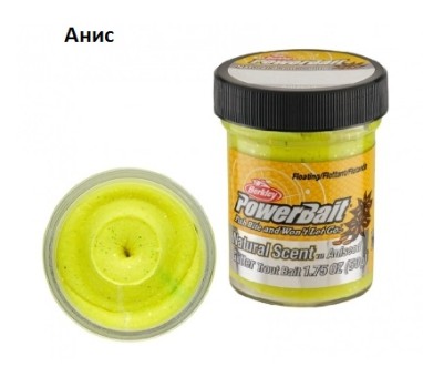Паста Berkley Powerbait Anis Sunshine Yellow (анис желтый)