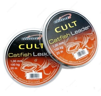 Поводковый материал Climax Cult Catfish Leader сомовый , 100 кг. серый (шт.)