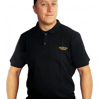 Рубашка поло Sportex черная