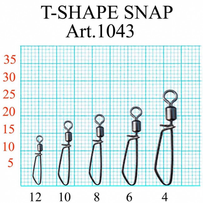 Вертлюжок Fish Season с Т-образной застежкой T-Shape Snap Вертлюжок Fish Season с Т-образной застежкой T-Shape Snap
