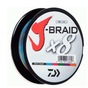 Плетеный шнур Daiwa J-Braid x8E  150m, (Multicolor) Плетеный шнур Daiwa J-Braid x8E  150m, (Multicolor)